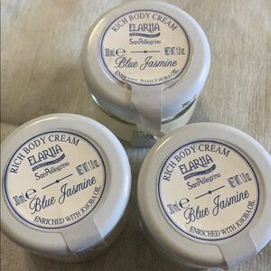 Elariia San Peligrino Blue Jasmine lot of 3 new